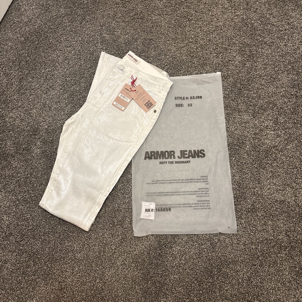 Armor Jeans White Denim Pants